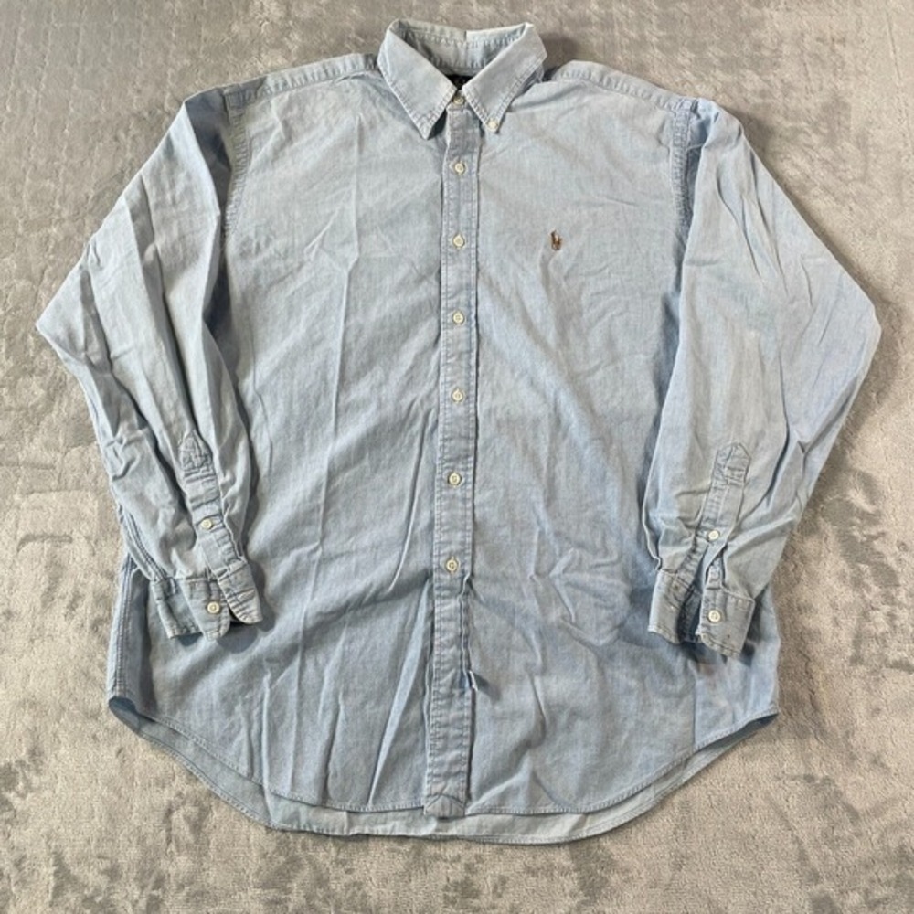 Ralph Lauren Light Blue Casual Button Down Shirt